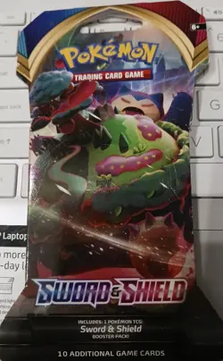 Pokemon Sword and Shield Trading Card Game Sleeved Booster Pack, 10 Cards - Image 1