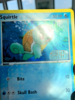 Squirtle EX Crystal Guardians 63/100 Reverse Holo Stamped Pokemon Card NM- - Image 4