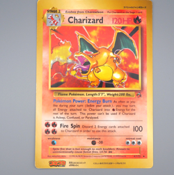 Pokemon Card Charizard 4/102 Corocoro Comic Promo JUMBO NM-EX English Japan JB54 - Image 1