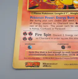 Pokemon Card Charizard 4/102 Corocoro Comic Promo JUMBO NM-EX English Japan JB54 - Image 4