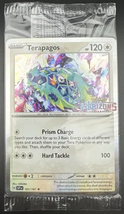 Pokemon TCG Terapagos / Quaxly Pokemon Center Promo Horizons Sealed Card - Image 2