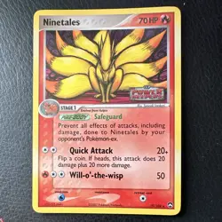 Nintendo Ninetales EX Power Keepers Reverse Holo Rare Stage 1 70 HP 19/108 - Image 1