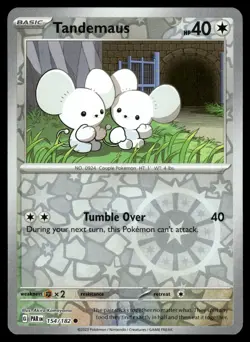 Tandemaus 154/182 Common Paradox Rift Pokemon Reverse Holo NM - Image 1