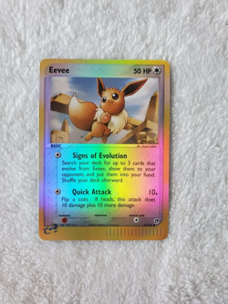 Eevee Reverse Foil Pokemon EX Sandstorm #63 2003 Vintage Great Condition - Image 1