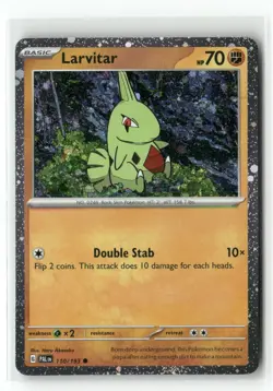 Larvitar 110/193 Cosmos Holo Promo Pokemon Near Mint - Image 1
