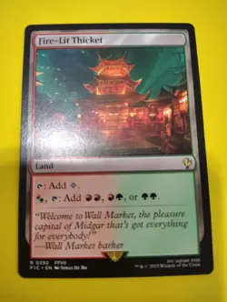 Fire-Lit Thicket Commander: Final Fantasy Regular - Image 1