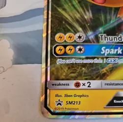 Pokemon TCG Raichu GX Jumbo Promos SM213 - Image 3