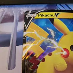 Pikachu V JUMBO - Pokemon Shining Fates Black Star Promo - SWSH061 NM - Image 3