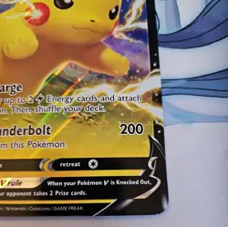 Pikachu V JUMBO - Pokemon Shining Fates Black Star Promo - SWSH061 NM - Image 5