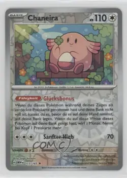 Chansey German Reverse Foil Pokemon Scarlet & Violet 151 MEW #113 - Image 1