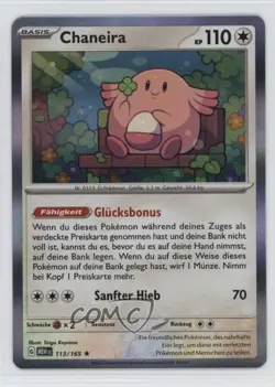 Chansey German Pokemon Scarlet & Violet 151 MEW #113 - Image 1