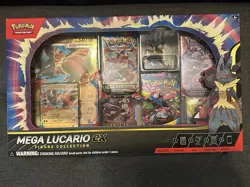 Pokemon TCG Mega Lucario ex Premium Figure Collection Sealed In Hand Free Ship - Image 1