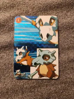 Pokemon Japanese Vending Prism Sticker Nidoking/Cubone #18 Unofficial 1996 - Image 2
