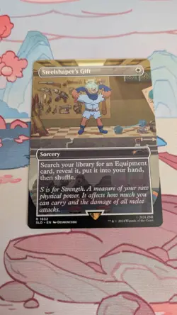 Steelshaper's Gift (Borderless) Magic: Secret Lair Drop Series #1632 - Image 1