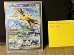 The Pokemon Company Zapdos ex 202/165 Scarlet & Violet 151 Full Art Holo HP 200 - Image 2