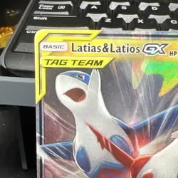 Pokemon Latias & Latios GX TAG TEAM Ultra Rare Holo 113/181 SM Team Up 250 HP - Image 5