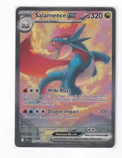 Salamence ex 187/159 SV09 Journey Together SIR Full Art Holo NM Pokemon TCG - Image 1