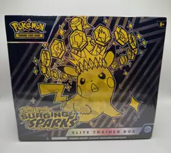 Pokemon TCG Scarlet & Violet Surging Sparks Pokemon Elite Trainer Box ETB SEALED - Image 1