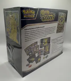 Pokemon TCG Scarlet & Violet Surging Sparks Pokemon Elite Trainer Box ETB SEALED - Image 2