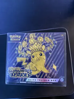 Pokemon TCG Scarlet & Violet SURGING SPARKS Elite Trainer Box FACTORY SEALED ETB - Image 1