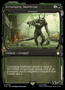 [1x] Scrounging Deathclaw - Tarmogoyf - Foil - Showcase Near Mint, English Unive - Image 1