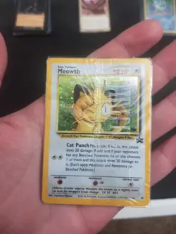 Pokemon Factory Sealed! Meowth Promo Holo BLACK STAR #10 Game Boy - Image 3