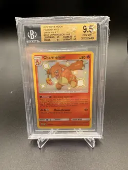 Pokemon TCG Charmeleon SV7/SV94 Hidden Fates Shiny Vault Holo ENG BGS 9.5 - Image 1