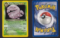 Dark Weezing 14/82 Holo Rare Team Rocket Pokemon Unlimited Holo HP - Image 3