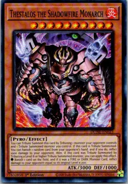Thestalos The Shadowfire Monarch DUNE-EN023 Yu-Gi-Oh! 1st Edition Near Mint - Image 1