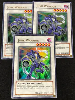 Yugioh Junk Warrior 5DS1-EN041 1st Ultra x3 (MP) - Image 1