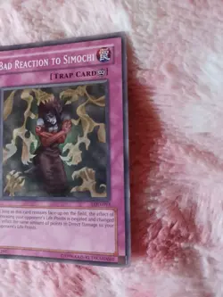 Yu-Gi-Oh! Bad Reaction to Simochi LOD-093 1st Edition - Legacy of Darkness - Image 3