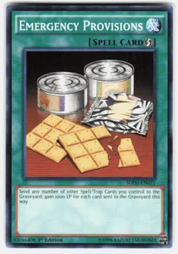 Emergency Provisions SDPD-EN031 Yu-Gi-Oh 1st Edition Lightly Played - Image 2