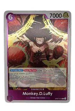 Monkey.D.Luffy Foil OP07-073 2024 One Piece 500 Years in the Future Holo LP - Image 1