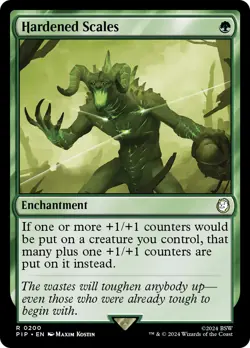 MTG Hardened Scales [Fallout] Near Mint Magic - Image 1