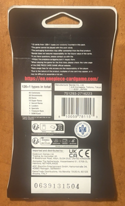 One Piece OP-06 Wings Of The Captain Sleeved Booster Pack ENGLISH SEALED - NEW - Image 2
