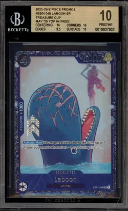 One Piece CCG Laboon Treasure Cup May '25 Top 64 Prize Promo EB01-048 BGS 10 - Image 1