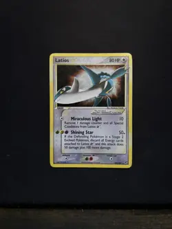 Latios Gold Star EX Deoxys Holo Ultra Rare 106/107 Pokemon Holo Foil - Image 1