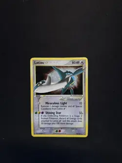 Latios Gold Star EX Deoxys Holo Ultra Rare 106/107 Pokemon Holo Foil - Image 2