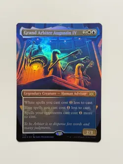 Grand Arbiter Augustin IV (Borderless) Double Masters 2022 Foil NM - Image 1
