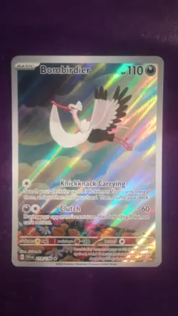 Bombirdier Holo Illustration Rare Card 219/198 SV01 Scarlet & Violet Base Set - Image 1