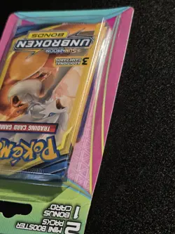 2021 Pokemon Unbroken Bonds Charizard 2 Mini Booster Packs 1 Bonus Card Sealed - Image 2