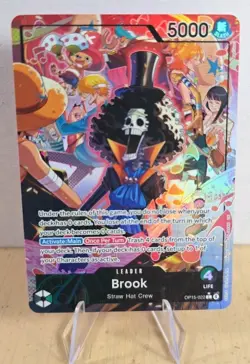 Brook OP15-022 Alt Art Adventure on Kami's Island ONE PIECE Card English - Image 1