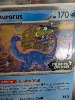 Aurorus 🌀 swirl (Perfect Order Stamped) 024/088 promo card - Image 1