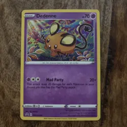 Pokemon Card Dedenne SWSH080 Black Star Promo Near Mint - Image 1