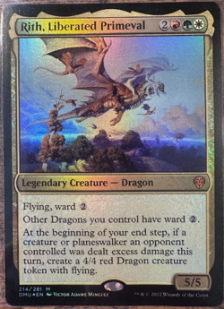 FOIL Rith, Liberated Primeval / befreiter - DOMINARIA UNITED - englisch (nm +) - Image 1