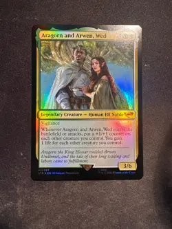 Aragorn and Arwen, Wed - 0287 LTR MTG - Mythic Foil N/M - Image 1