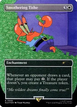 MTG-Smothering Tithe（SLD-7009）-English-Foil-Near Mint - Image 1