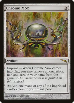 Chrome Mox [Mirrodin] Moderately Played - Image 1