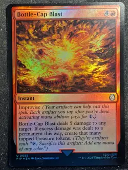 Bottle-Cap Blast - Foil - Universes Beyond: Fallout (MTG) - Image 1