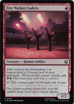 Fire Nation Cadets - FOIL - C Avatar: The Last Airbender 134 - MTG - Image 1